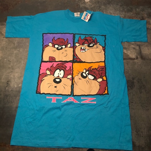 Warner Bros. Other - Vintage Taz oversized Looney Tunes Shirt